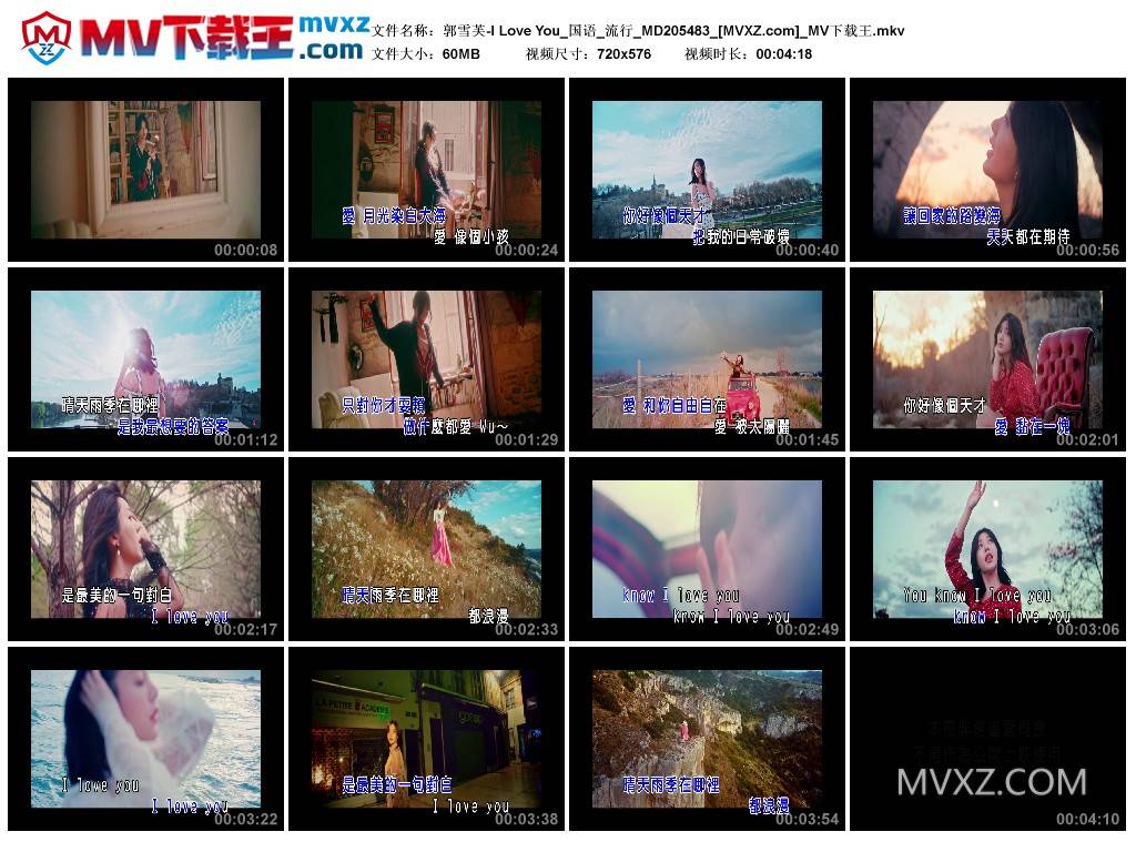 郭雪芙-I Love You_国语_流行_MD205483